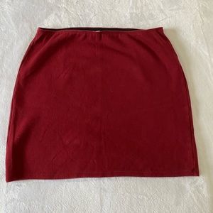 Short Maroon Skirt!♥️
